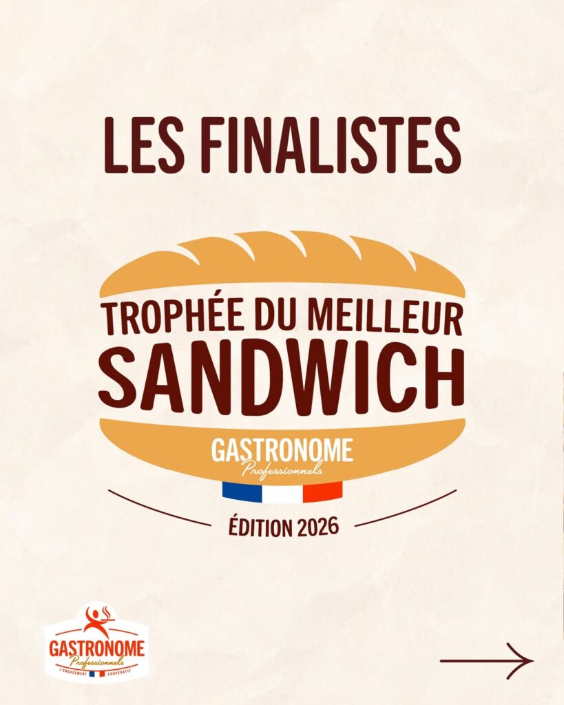 trophée meilleur sandwich 2026